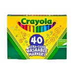 MARCADORES CRAYOLA C587.861 LAVAVEIS ULTRACLEAN PONTA FINA COLORMAX