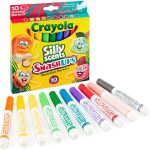 MARCADORES CRAYOLA SILLY SCENTS SMASH UPS 10 PECAS C58.8274