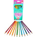 LAPIS DE COR CRAYOLA COLORS OF KINDNESS 12 PECAS C682.114