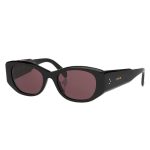OCULOS DE SOL FEMININO CELINE 3 DOTS TAM 54 19 140 C/ESTOJO CL40329U5401Y PRETO VIOLETA