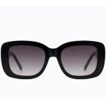 OCULOS DE SOL POLARIZADO FEMININO CAROLINA LEMKE BERLIN TAM 53 20 145 CL932403 BLACK WHITE FLOWERS