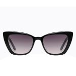 OCULOS DE SOL POLARIZADO FEMININO CAROLINA LEMKE BERLIN TAM 52 18 145 CL935801 SHINY BLACK