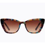 OCULOS DE SOL POLARIZADO FEMININO CAROLINA LEMKE BERLIN TAM 52 18 145 CL935803 BLACK BLUE