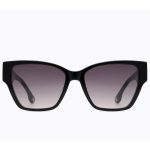 OCULOS DE SOL POLARIZADO FEMININO CAROLINA LEMKE BERLIN TAM 55 17 145 CL938201 SHINY BLACK