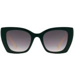 OCULOS DE SOL CAROLINA LEMKE TAM 50 22 145 CL939503 PRETO BEGE