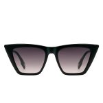 OCULOS DE SOL FEMININO CAROLINA LEMKE TAM 52 18 145 CL940701 PRETO BRILHANTE