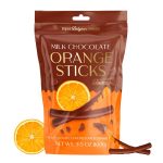 PALITOS DE LARANJA DESIDRATADA BEEMAX C/COBERTURA DE CHOCOLATE AO LEITE 100G