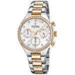 RELOGIO FESTINA DE PULSO ANALOGICO FEM PRATA DOURADO F20402 1