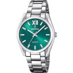 RELOGIO ANALOG FESTINA F20622 C/FEM PRATA VERDE