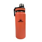 JARRA TERMICA DE ACO INOXIDAVEL FORTEZA STRAW TERRACOTA 650ML FZ-BF065TC