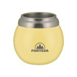 CUIA PARA MATE DE ACO INOXIDAVEL CLASSIC 210ML AMARELO FORTEZA FZ-M21Y