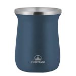 CUIA PARA MATE DE ACO INOXIDAVEL FORTEZA AZUL MARINHO 260ML FZ-M26NB