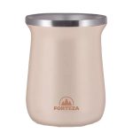 CUIA PARA MATE DE ACO INOXIDAVEL FORTEZA ROSE GOLD 260ML FZ-M26R