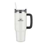 JARRA TERMICA DE ACO INOXIDAVEL FORTEZA FLIP STRAW BRANCO 1.2L FZ-S120W