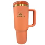 GARRAFA TERMICA FLIP FORTEZA LINEA GOLD PINK PEACH 1.2L FZST120P