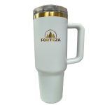 GARRAFA TERMICA FLIP LINEA FORTEZA GOLD WHITE 1.2L FZST120W