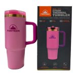 GARRAFA TERMICA FORTEZA LINEA GOLD MAUVE 900ML FZST90M