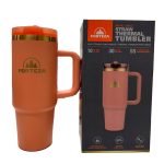 GARRAFA TERMICA FORTEZA LINEA GOLD PINK PEACH 900ML FZST90P