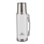 GARRAFA TERMICA DE ACO INOXIDAVEL FORTEZA BRANCA 1L FZTN10W