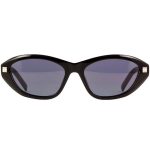 OCULOS DE SOL FEMININO GIVENCHY GV40038I 5501A PRETO BRILHANTE TAM 55