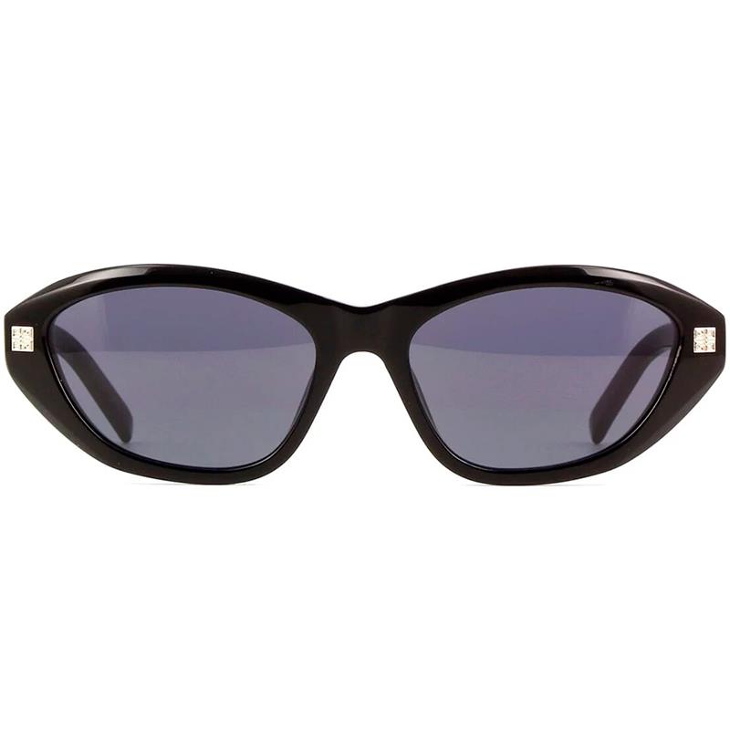 OCULOS DE SOL FEMININO GIVENCHY GV40038I 5501A PRETO BRILHANTE TAM 55