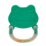 BRINQUEDO MORDEDOR PARA BEBE COM DESENHO DE RANA MATERIAL SILICONA MARCA HUANGER