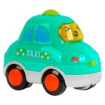 BRINQUEDO PARA BEBE CARRO DE TAXI  MATERIAL PLASTICO MARCA HUANGER