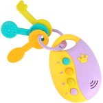 BRINQUEDO PARA BEBE JOGOS DE CHAVES Y ALARMA COM SONIDOS MATERIAL PLASTICO MARCA HUANGER