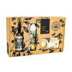 KIT CHRISTINA MAY CREME DE MAO 75ML SABONETE EM BARRA 240G DESINFETANTE DE MAOS MAGNOLIA PEAR