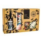 KIT CHRISTINA MAY CREME DE MAO 75ML SABONETE EM BARRA 240G DESINFETANTE DE MAOS JASMINE PEACH