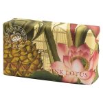 SABONETE EM BARRA CHRISTINA MAY KEW GARDENS SOAP BAR PINEAPPLE PINK LOTUS 240G