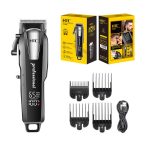 MAQUINA DE CORTAR CABELO HTC RECARREGAVEL PRETO 220V CT-8083