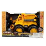 BRINQUEDO CAMINHAO BASCULANTE COM MARTELO ML5625 AMARELO E VERMELHO