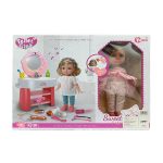 CONJUNTO DE BONECA COM PENTEADEIRA E ACESSORIOS WZB99058 ML5700