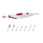 CONJUNTO MEDISANA DE MANICURE E PEDICURE ELETRICA COM 7 ACESSORIOS 2 VELOCIDADES MP815