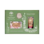 KIT CHRISTINA MAY CREME DE MAOS 75ML SABONETE EM BARRA 190G SACO DE SISAL ROSE PEONY