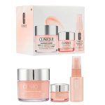 KIT PARA ROSTO CLINIQUE MOISTURE SURGE 100H 125ML+ALL ABOUT EYES 15ML+SKIN RELIEF 30ML